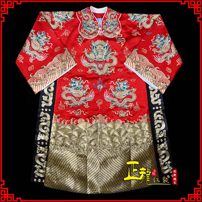 宏伟皇帝蟒袍全金八宝团龙蟒