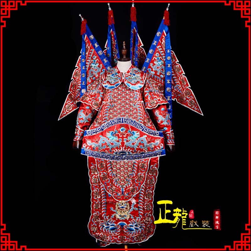 宏伟武生戏服戏曲武将靠